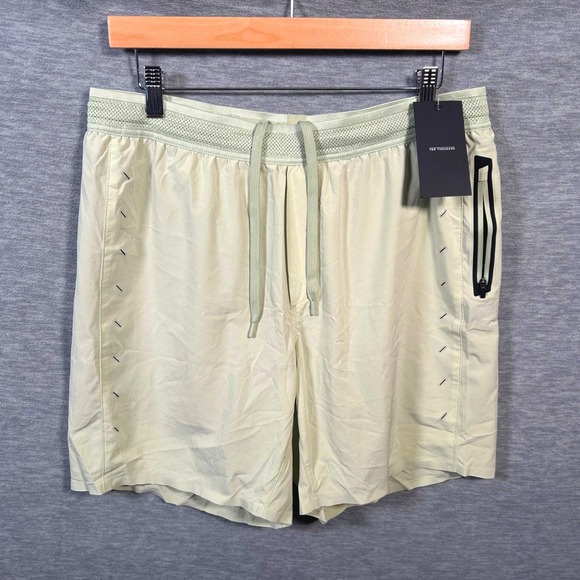 Ten Thousand Other - Ten Thousand Session Short Mens L Celadon Green 7" Liner Training Gym NEW NWT